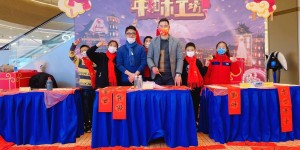 传承文化送春联，义写活动暖人心